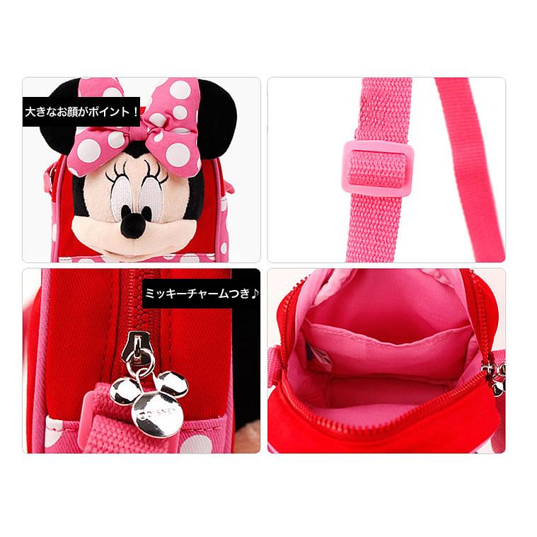 Disney キッズ ショルダーバッグ ポシェット ミッキー ミニー Disney キッズ ショルダーバッグ ポシェット ミッキー ミニー