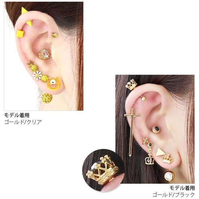 メンズ 軟骨ピアス おしゃれ 16ｇ クラウンジュエル Bp Nan Ant R2f 474 2 Gd メンズボディピアス専門店 Bps 通販 Yahoo ショッピング