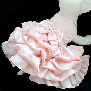 オーダーメイド犬服ウェディングドレス-waveβ（カラー) : オーダー