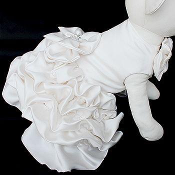 オーダーメイド犬服のウェディングドレス Wave 0231 1 オーダーメイドペットウェアsachi 通販 Yahoo ショッピング