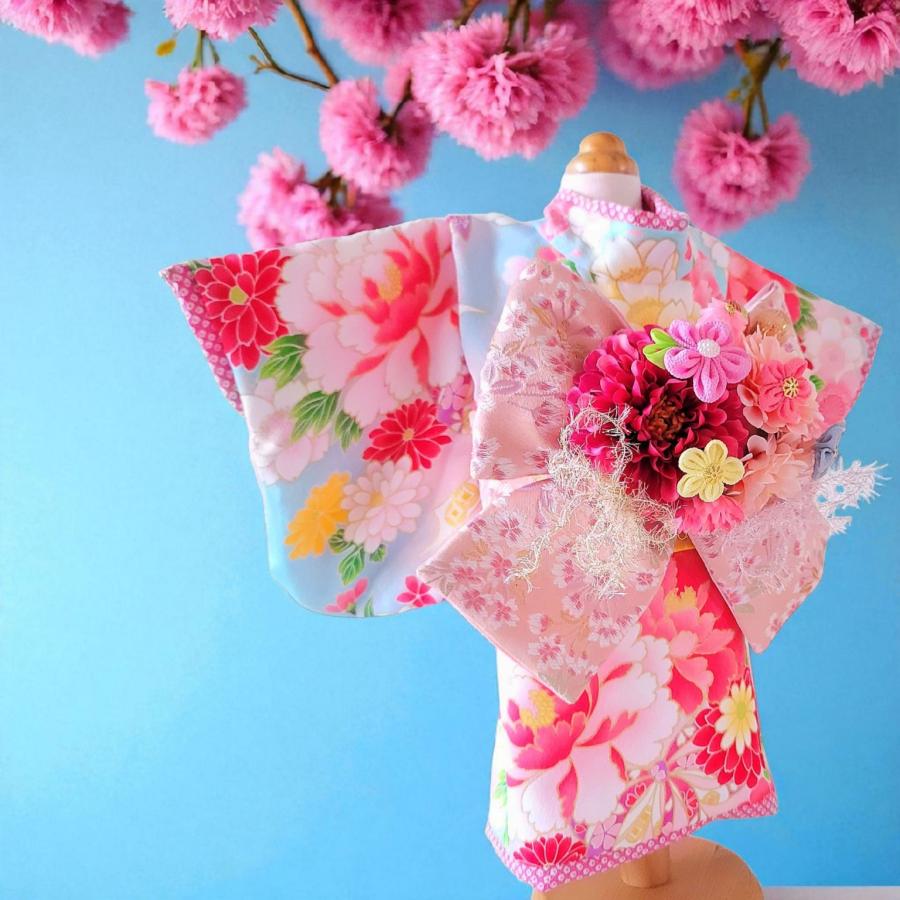 ペットの着物犬服の着物ー花しらべ : オーダーメイドペットウェアSACHI