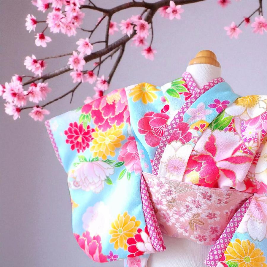 ペットの着物犬服の着物ー花しらべ : オーダーメイドペットウェアSACHI