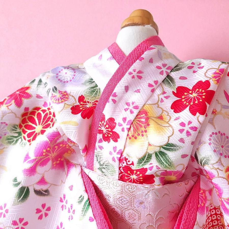ペットの着物犬服の着物ー花咲く雅（みやび）ホワイト白〜桜花爛漫〜 |  | 11