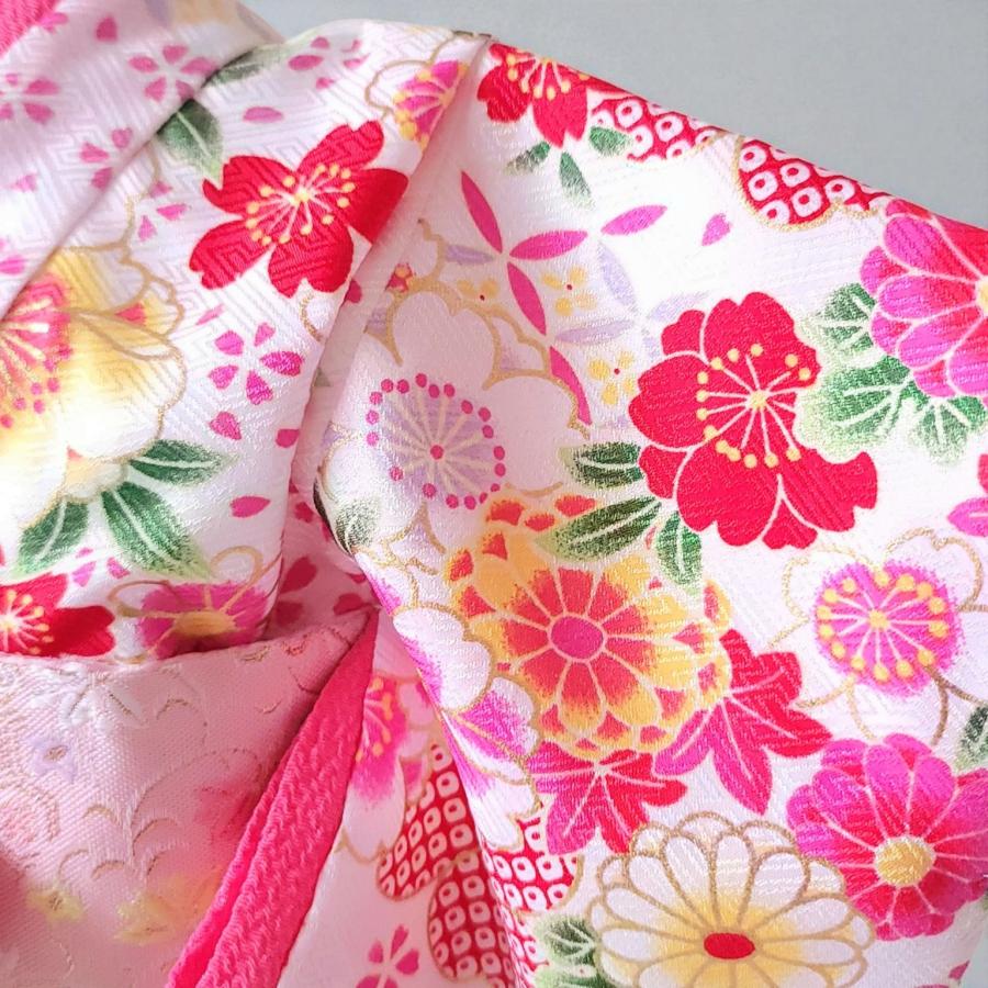 ペットの着物犬服の着物ー花咲く雅（みやび）ホワイト白〜桜花爛漫〜 |  | 12