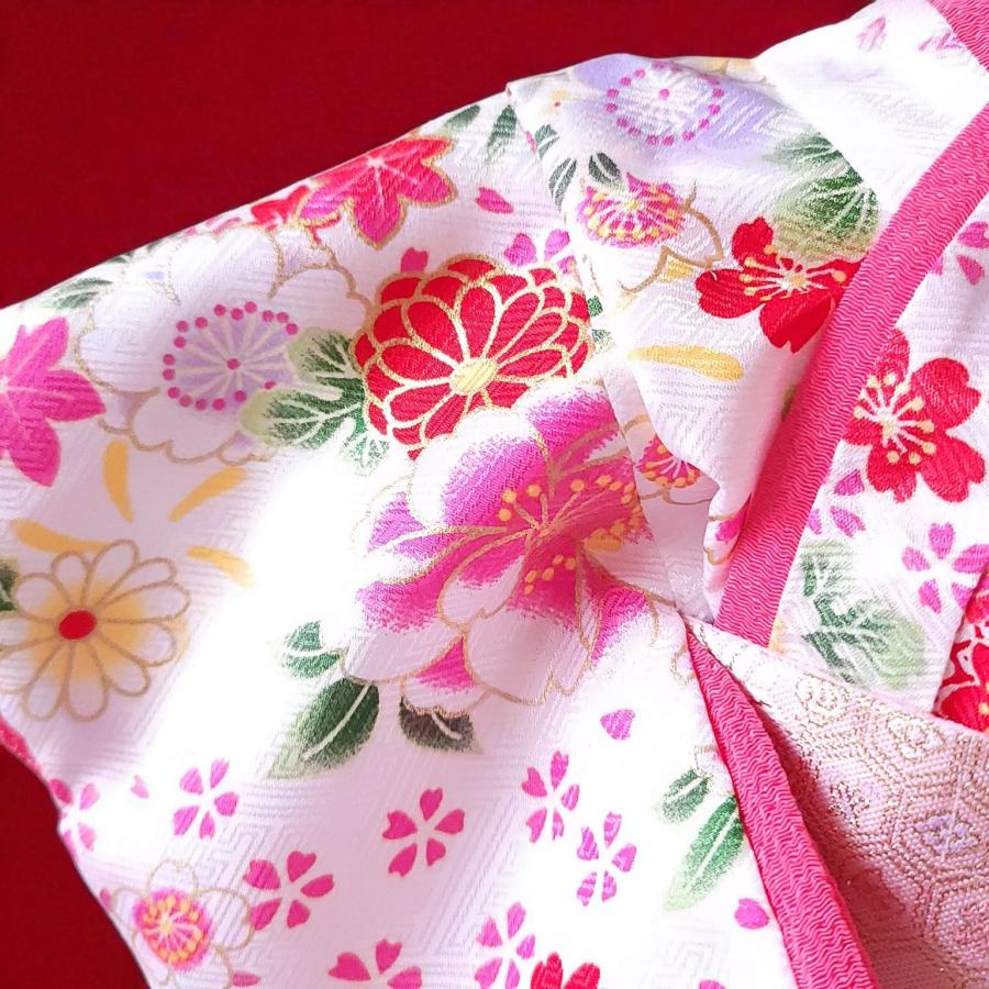 ペットの着物犬服の着物ー花咲く雅（みやび）ホワイト白〜桜花爛漫〜 |  | 14