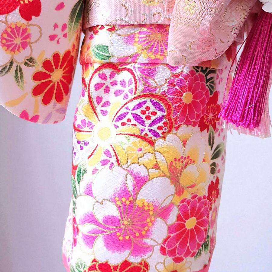 ペットの着物犬服の着物ー花咲く雅（みやび）ホワイト白〜桜花爛漫〜 |  | 15