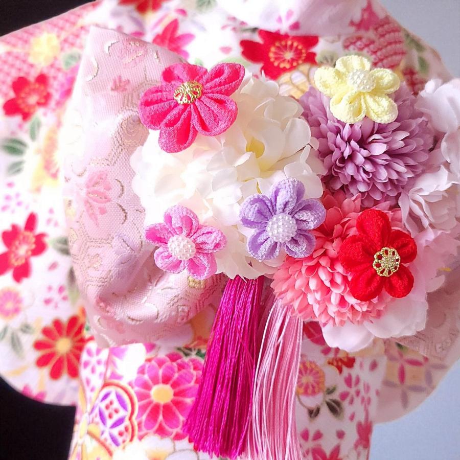 ペットの着物犬服の着物ー花咲く雅（みやび）ホワイト白〜桜花爛漫〜 |  | 18