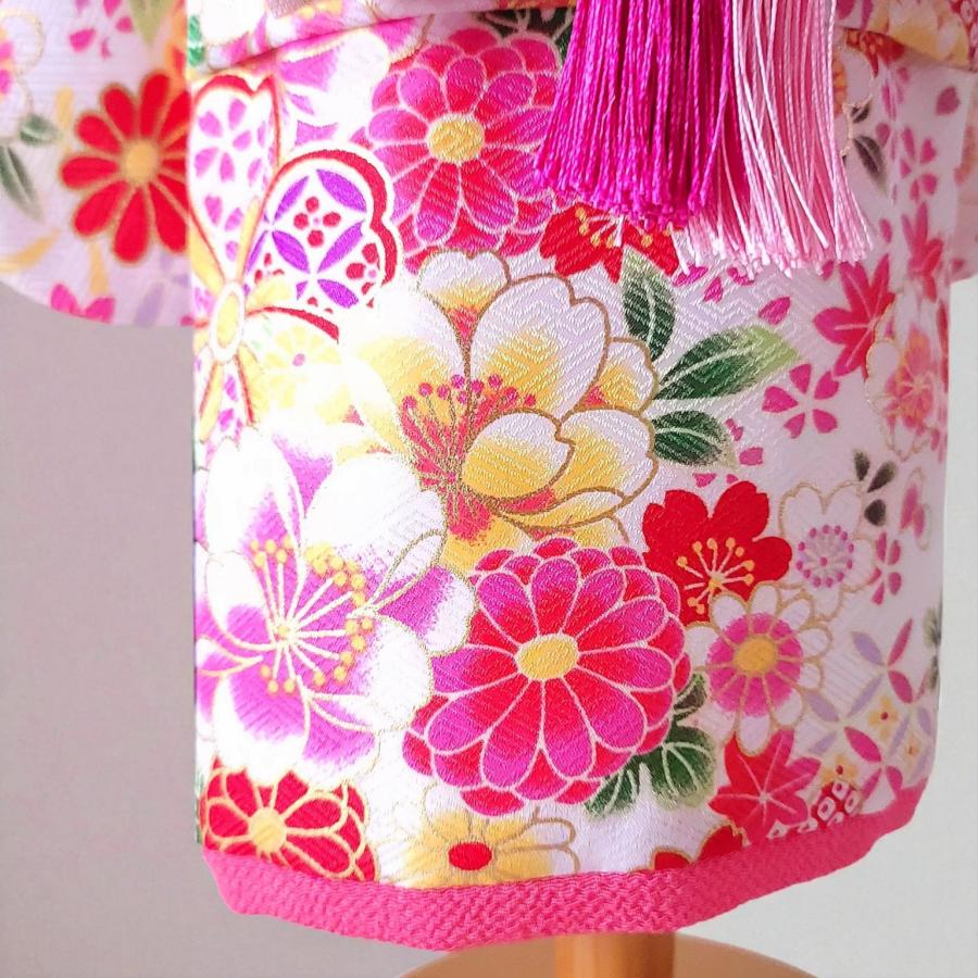ペットの着物犬服の着物ー花咲く雅（みやび）ホワイト白〜桜花爛漫〜 |  | 05