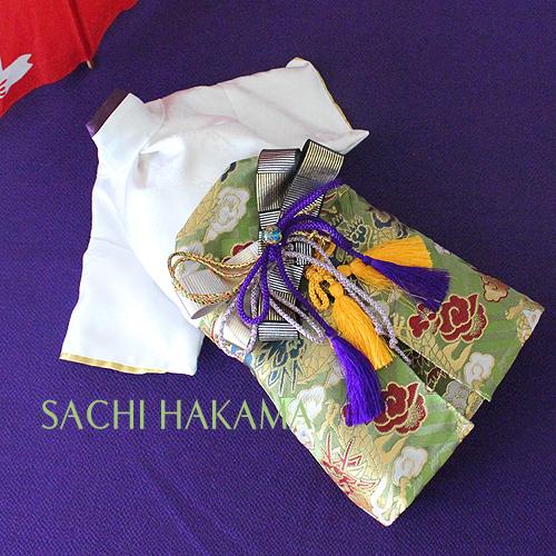 オーダーメイド犬の着物ー袴龍舞HAKAMA紫＆ブルー（帯電防止裏地付き