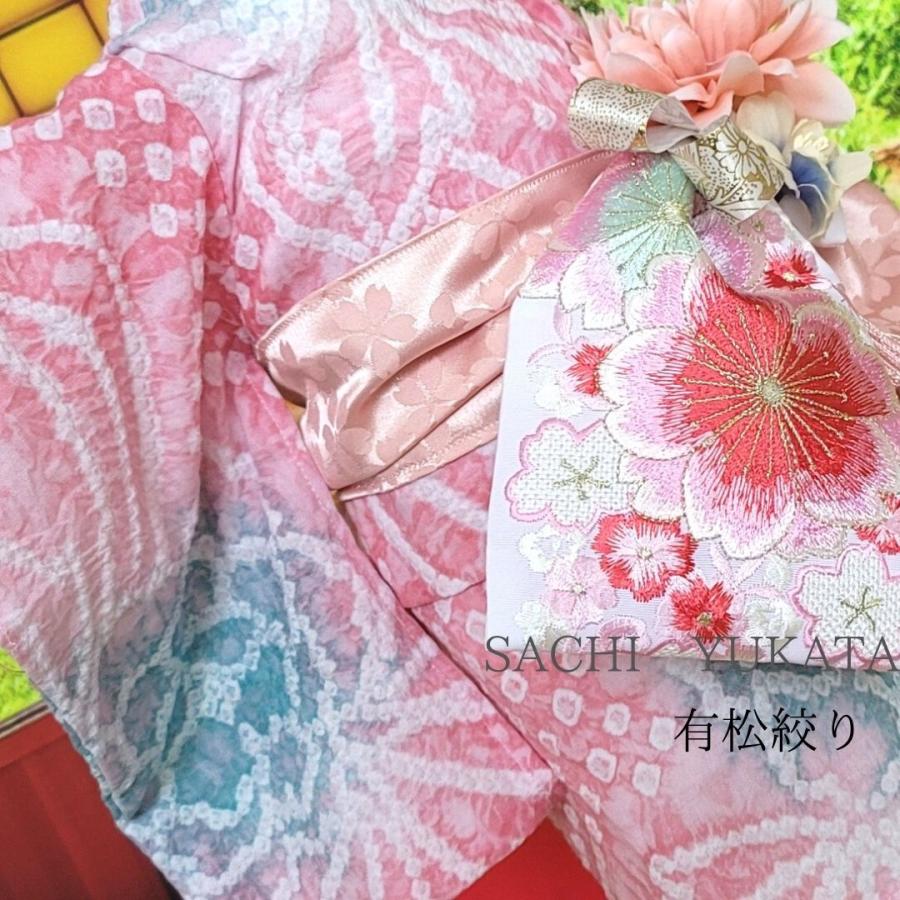 オーダーメイド犬服の浴衣みおつくし清風明月有松絞り 28cm Mサイズ 首周り24 41cm