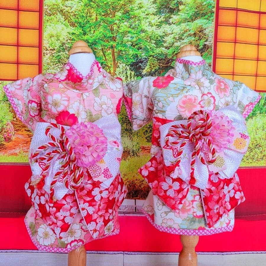 犬服 着物 お引摺り 2way 小型犬 Mサイズ 割引 髪飾り付き 楽天市場