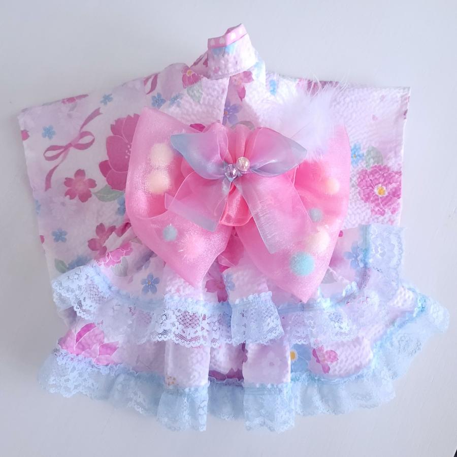 犬服ハンドメイド　洋服　浴衣　被布コート　❣️ここちゃん❣️ ほちちちゃん♡ ハンドメイド 犬服 犬の服