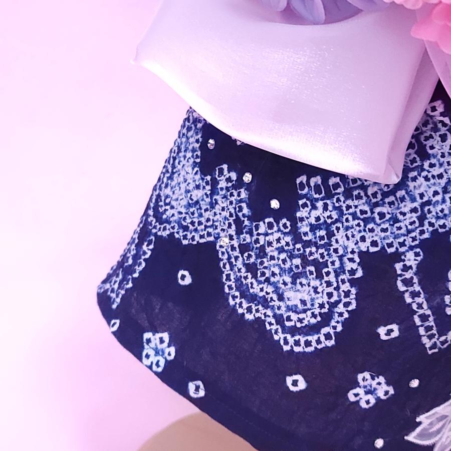 B439.pon2pan2☆犬☆オーダー☆有松絞り浴衣☆犬の浴衣 B439.pon2pan2☆犬☆オーダー☆有松絞り浴衣☆犬の浴衣