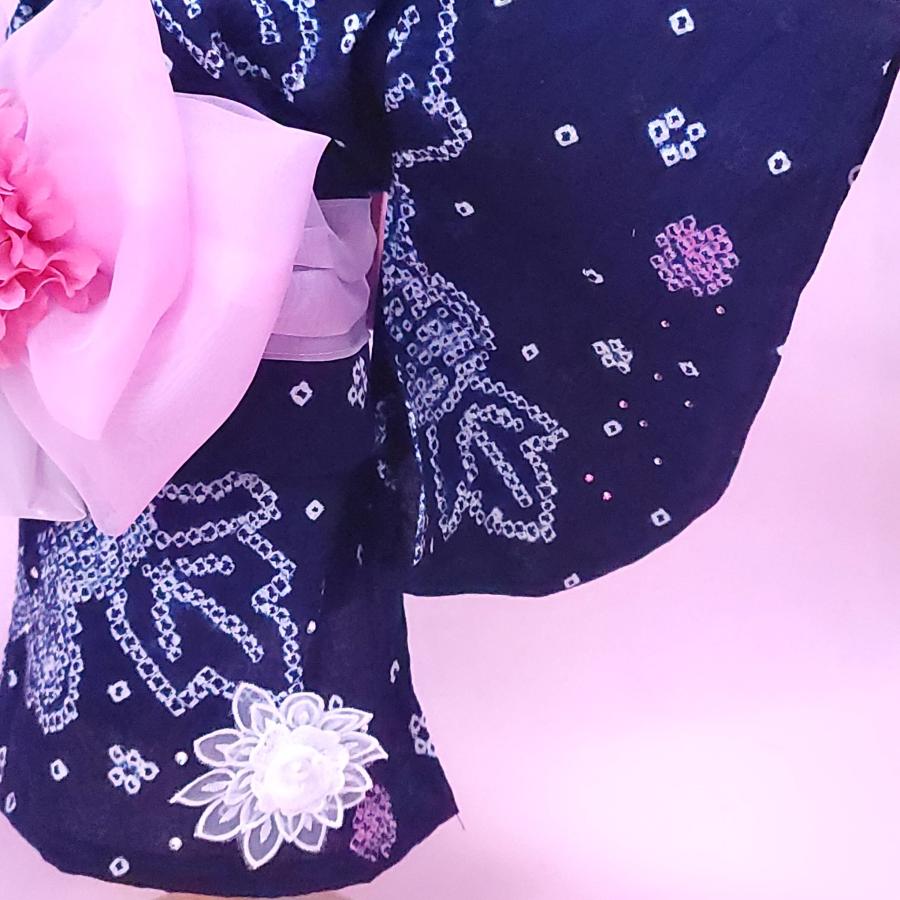 B439.pon2pan2☆犬☆オーダー☆有松絞り浴衣☆犬の浴衣 B439.pon2pan2☆犬☆オーダー☆有松絞り浴衣☆犬の浴衣 犬服・