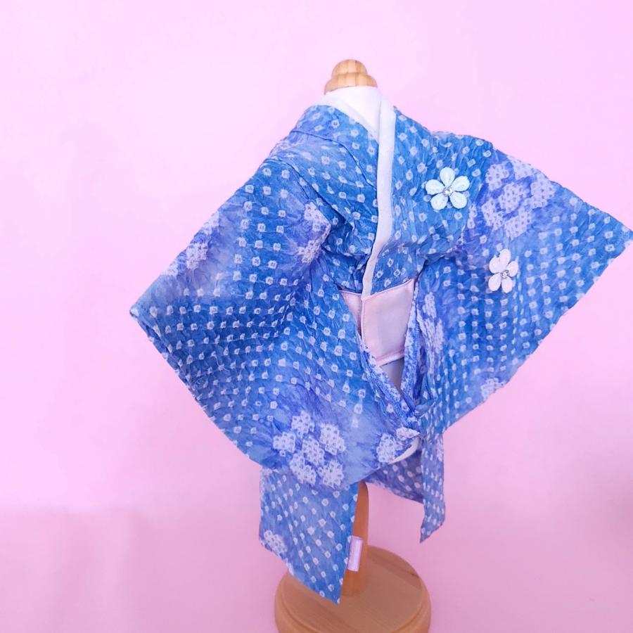 オーダーメイド犬服【数量限定】犬の浴衣有松絞りー碧水へきすい