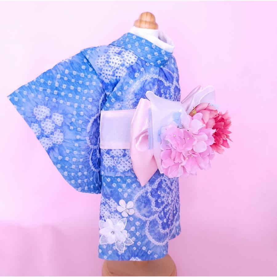 B437.pon2pan2☆犬オーダー☆有松鳴海絞りフリフリ☆犬の浴衣 B437.pon2pan2☆犬オーダー☆有松鳴海絞りフリフリ☆犬の浴衣