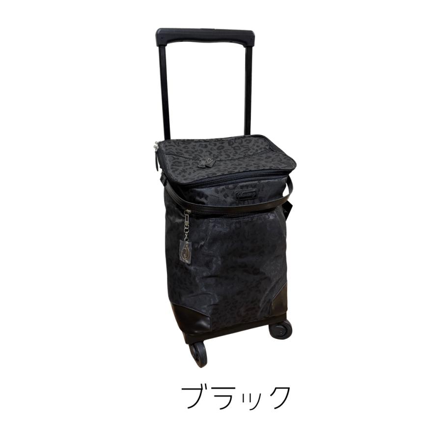 スワニー キャリーバッグ D-232 バニティー 豹柄 サイズ：L21 カラー