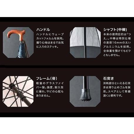 杖傘 晴雨兼用 アスター洋傘（891）婦人 オーガンジー ロング AS1002 バラ柄 全長約85cm UVカット 先替えゴム付 敬老の日 70代 80代 90代 祖母 孫 誕生日 |  | 04