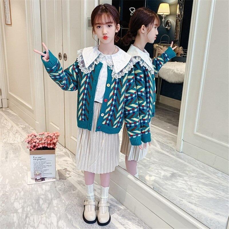 現金特価 カーディガン 4 13歳 韓国 子供服 女の子 秋冬 暖か プレゼント 注目ブランド Www Aqtsolutions Com