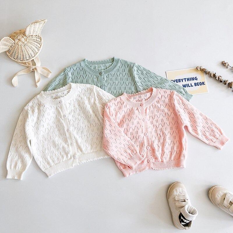 子供服 韓国 ナチュラル 66 100センチ 薄手 長袖 透かし カーディガン カーディガン 値下げ Themtransit Com