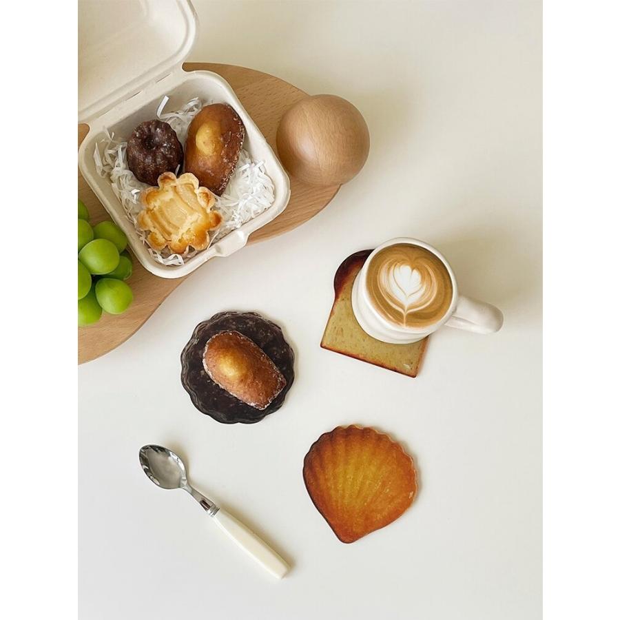 すぐったレディース福袋 木製 3セット 可愛い 焼き菓子の形 コースター 北欧 インテリア 耐熱 コースター Pathwaysfl Org