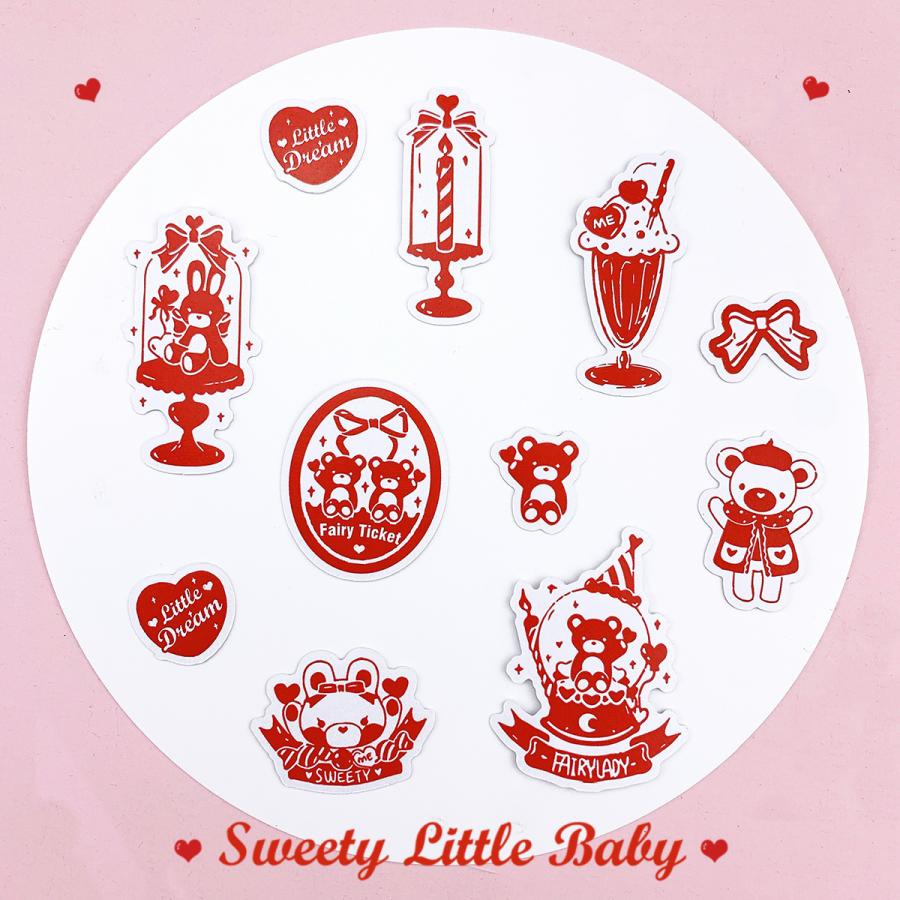 Fl134 Fairylady Sweety Little Bear パールデコステッカー Fl134 Cherish365 通販 Yahoo ショッピング