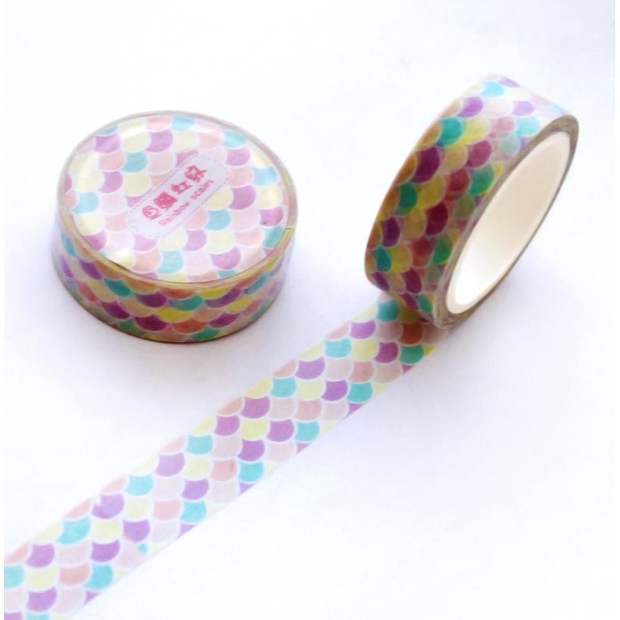 M148b Rainbow Scales ゆめかわシリーズ マスキングテープ M148b Cherish365 通販 Yahoo ショッピング