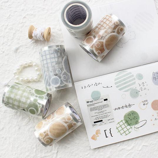 新作予約 Mot49 Moodtape 花格水玉 剥離紙付き 幅広 型抜きマスキングテープ 全5種セット Mot49 Cherish365 通販 Yahoo ショッピング