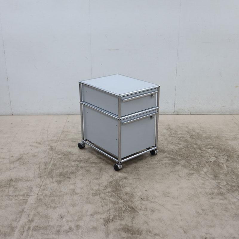 750×350mm用 USM Haller パスコBOX 色：ホワイト（２） USM Haller System USMハラーシステム ロールボーイ ワゴン/ドロワー 2