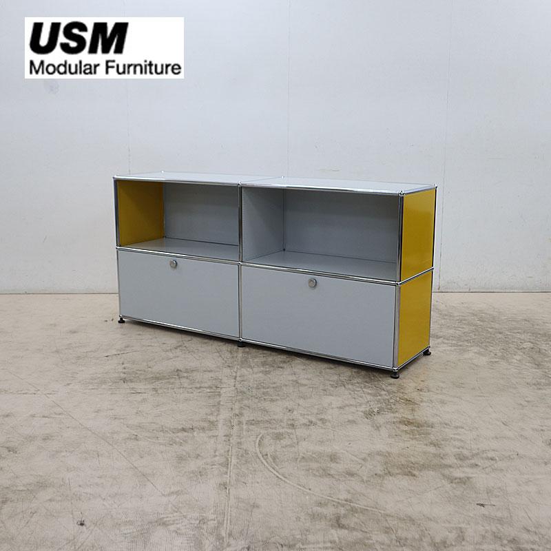 展示品 USM Haller System USMハラーシステム 2列2段 キャビネット