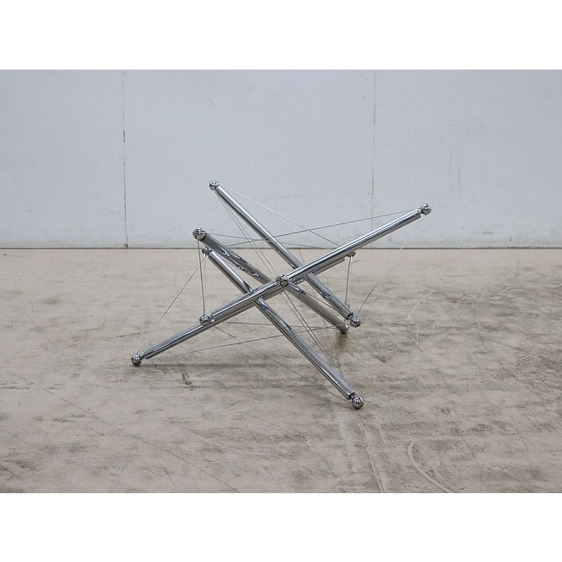 Cassina カッシーナ 713 ローテーブル ガラス Φ100 センターテーブル