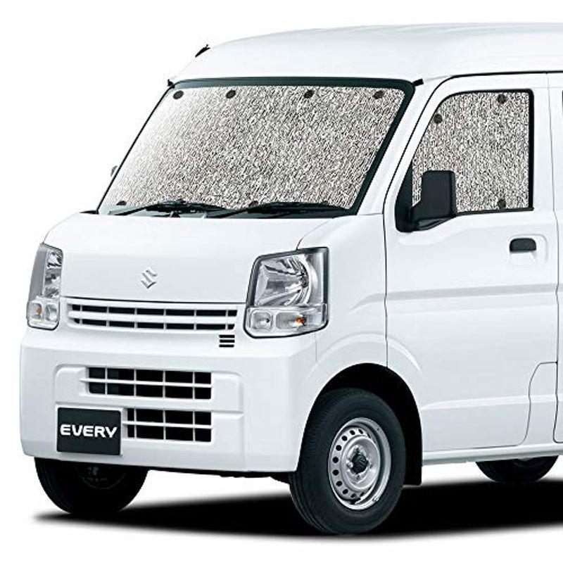 フルセット日本製 エブリイ エブリィ ワゴン バン DA17系 エブリイ DA17W DA17V 車用カーテン シームレスサンシェード 車中