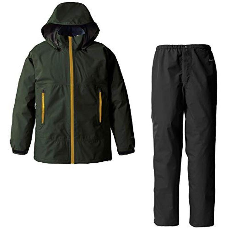 プロモンテ(PuroMonte) メンズ レインスーツ 防水 透湿 防風 ゴアテックス・パックライト素材使用 SR137M モスグリーン M