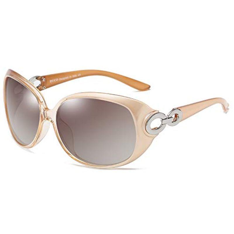 DUCO サングラス レディース 偏光レンズ sunglasses women 紫外線 UV400カット 運転用 おしゃれ 小顔 メガネケー UVケア用品