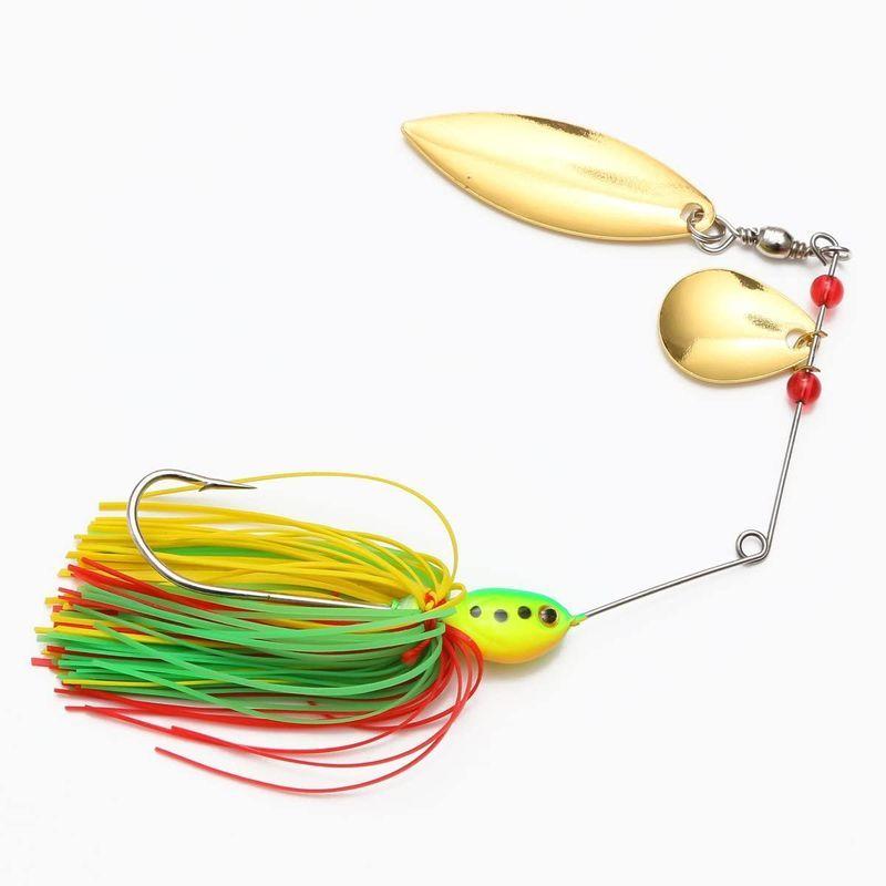スピナーベイト セット 5本入り 16ｇ バス ギル などに 複数カラーでいろいろ試せる 全５色 ルアー 世界的に有名な