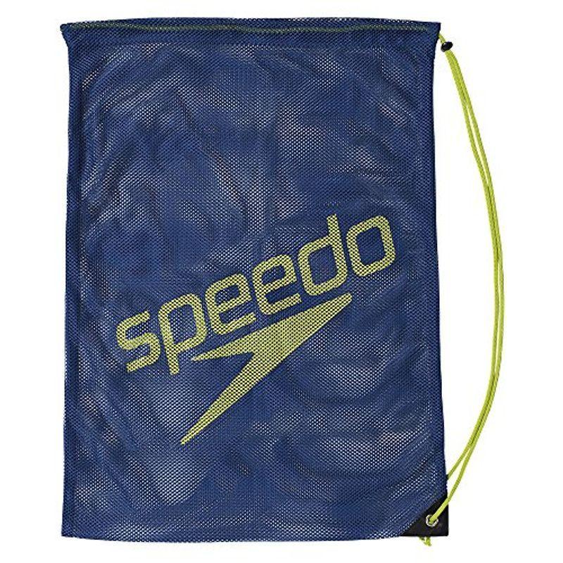 Speedo スピード バッグ 18％OFF メッシュバッグ L ネイビーブルー 水泳 SD96B08 ONESIZE 衝撃特価 ユニセックス