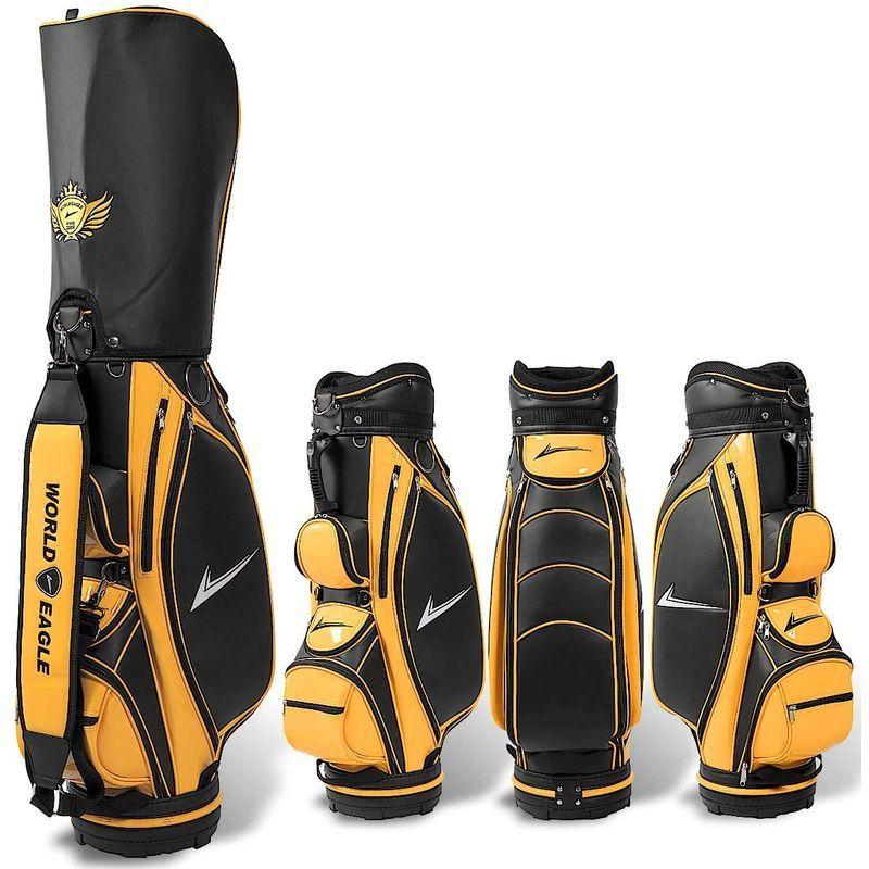 ワールドイーグル CBX007 メンズ ゴルフ カート バッグ ブラック/オレンジ WE-CBX007 CBX007 メンズ ゴルフ カート バッグ ブラック/オレンジ WE