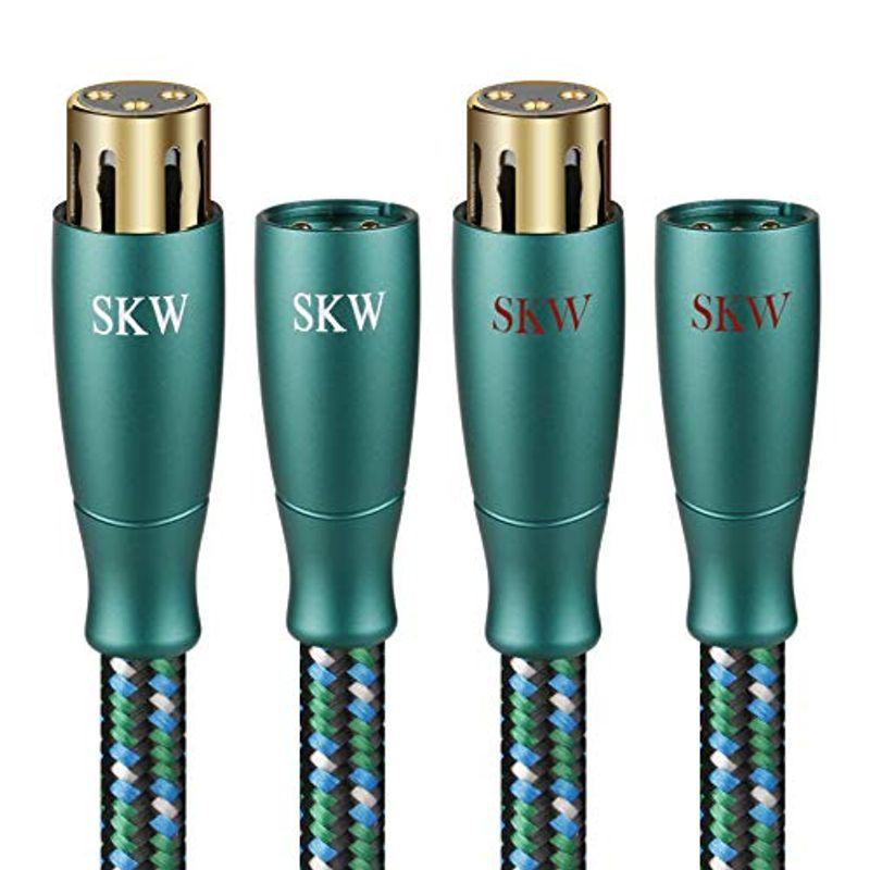 新着 SKW Hi-Fi のXLRオーディオケーブル オス-メス キャノンケーブル xlrケーブル 3ピンマイクロフォンケーブル バランスケーブ 