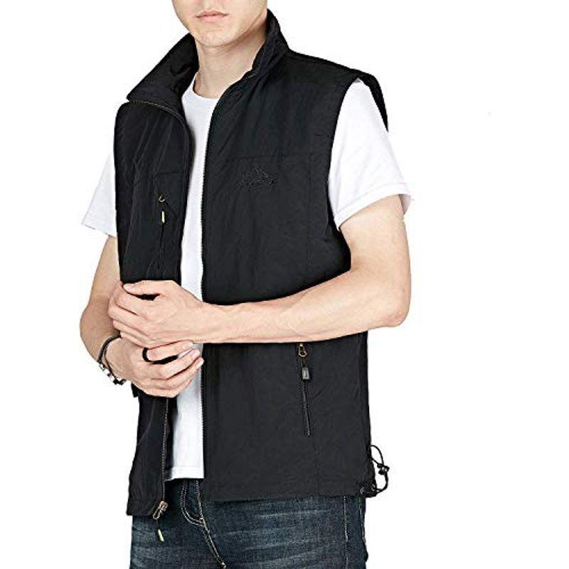 数量は多 秋 夏 春 ファッション カメラマン メッシュ アウトドアベスト Manatsulifeメンズ フィッシング 多機能 登山 撮影 釣り フィッシングバッグ Www We Job Com