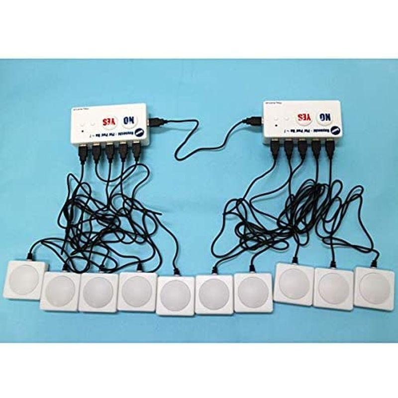 スーパー早押しピンポンブー赤ボタン 10人用 129454 10人用