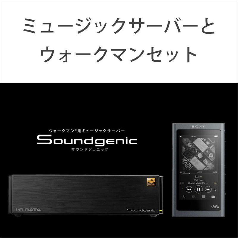 ミュージックサーバーセットSONY ウォークマン 16GB Aシリーズ グレイッシュブラック NW-A55 BとI-O DATA ネット｜cherry2021｜03