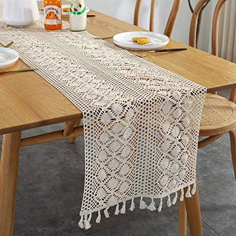 新入荷 ハンドメイド レース編み 直径130cm テーブルクロス ienomat.com.br