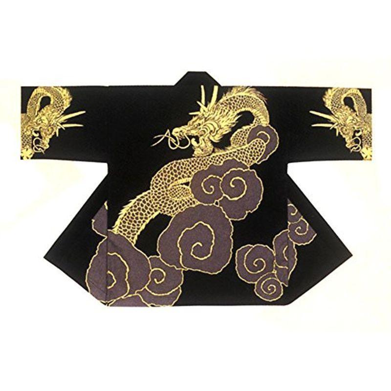 送料無料 祭り イベント用半纏 法被 黒 雲竜柄 帯付属 楽天1位 Turningheadskennel Com