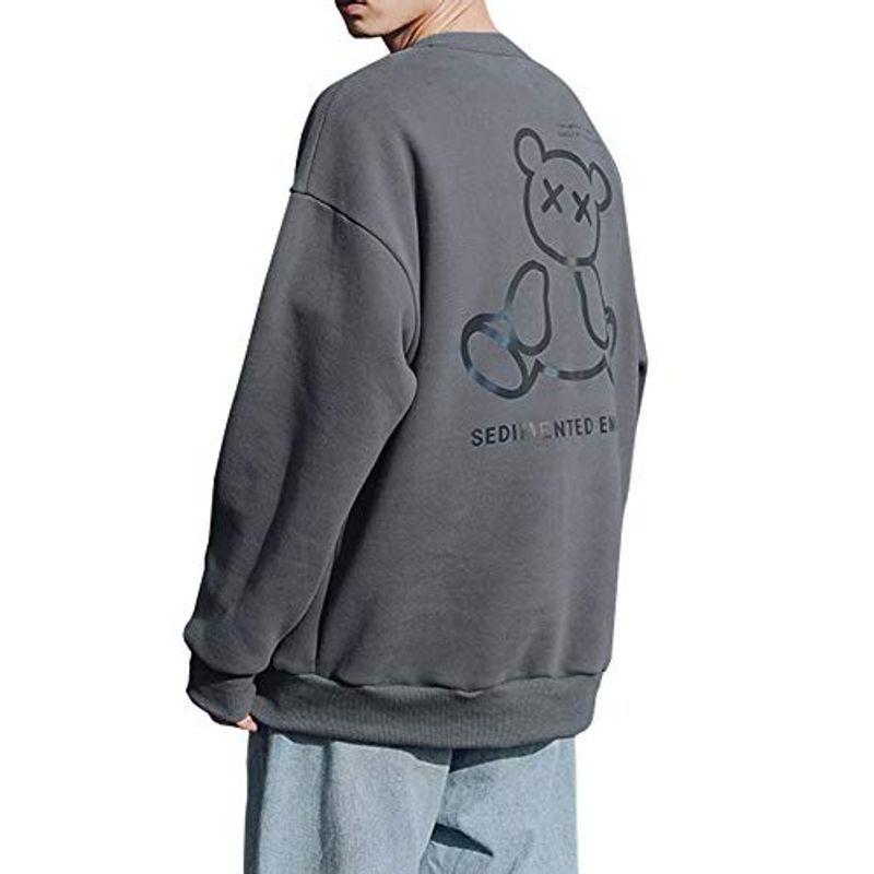 ピュ フェリーチェ トップス オーバーサイズ おしゃれ トレーナー ビッグシルエット パーカー Tシャツ メンズ スウェット プリント 高評価の贈り物