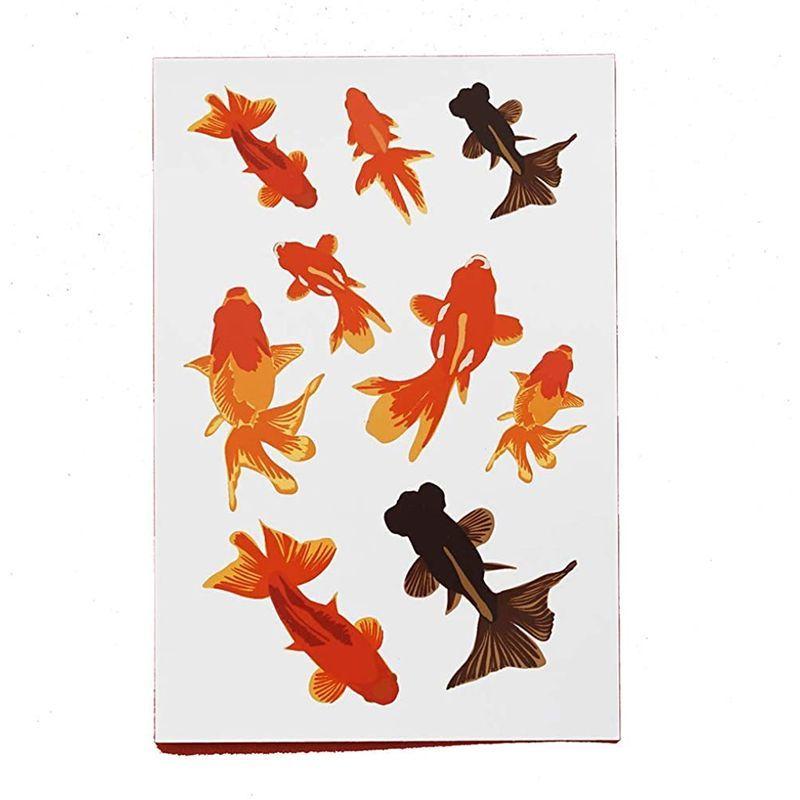 金魚イラスト2 タトゥーシール 56 Off