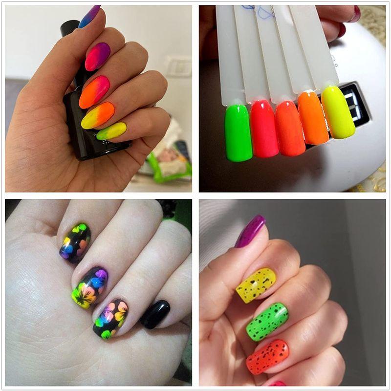 ネオンパウダー 蛍光 ネイルパウダー 顔料 カラーパウダー グリッター 容器入り ジェルネイル ネイルアート レジン用 12色セット チェリー21 通販 Yahoo ショッピング