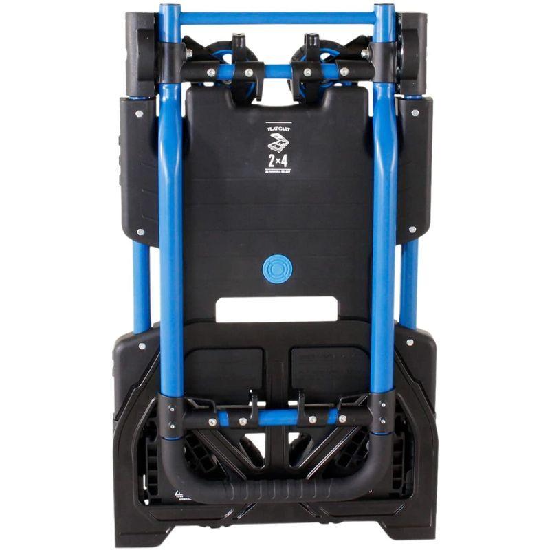 ５５ 以上節約 Cart Flat 花岡車輌株式会社 2 4 フラットカート キャリーカ 耐荷重4輪時1kg 2輪時70kg ブラック ツーバイフォー その他台車 カート