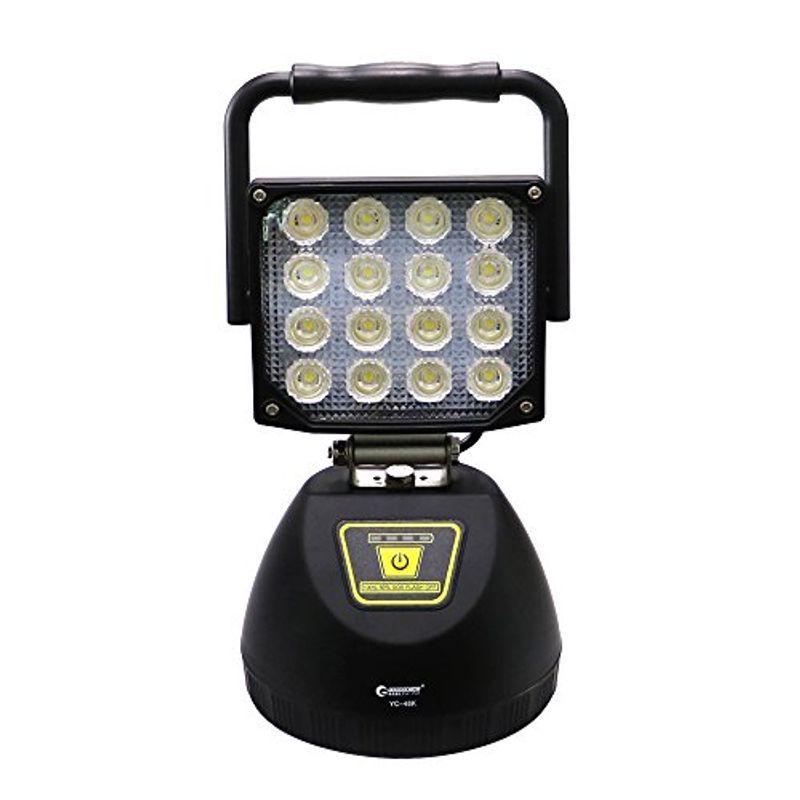 GOODGOODS LED Lights ライト 照明 充電式 48W 集魚灯 釣り USB出力 スマホ充電 マグネット機能 4モード 夜作