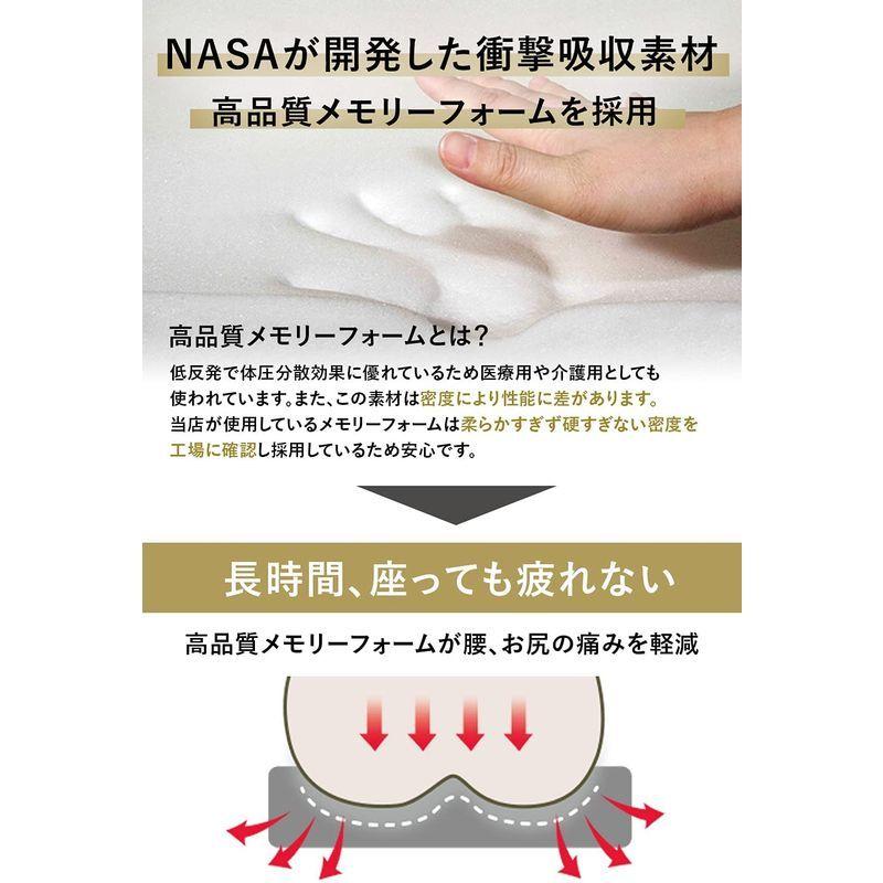 長時間運転でもお尻が痛くならない Maro シートクッション 車 低反発 通気性 シート クッション カーシートクッション 運転席 在 チェリー21 通販 Yahoo ショッピング