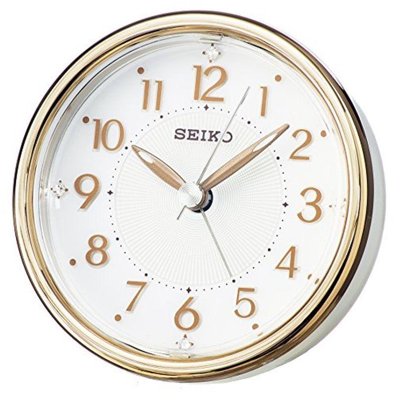 セイコー クロック 目覚まし時計 アナログ ELバックライト 銅色 KR897B SEIKO
